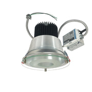 Nora Lighting NCR2-883535FE6DSF - Recessed - 8 Inch Sapphire II Retrofit Deco Glass Reflector, 3500lm, 46W, 3500K, 60-Degrees Flood, 120-277V 0-10V Dimming, Clear Diffused Self Flanged
