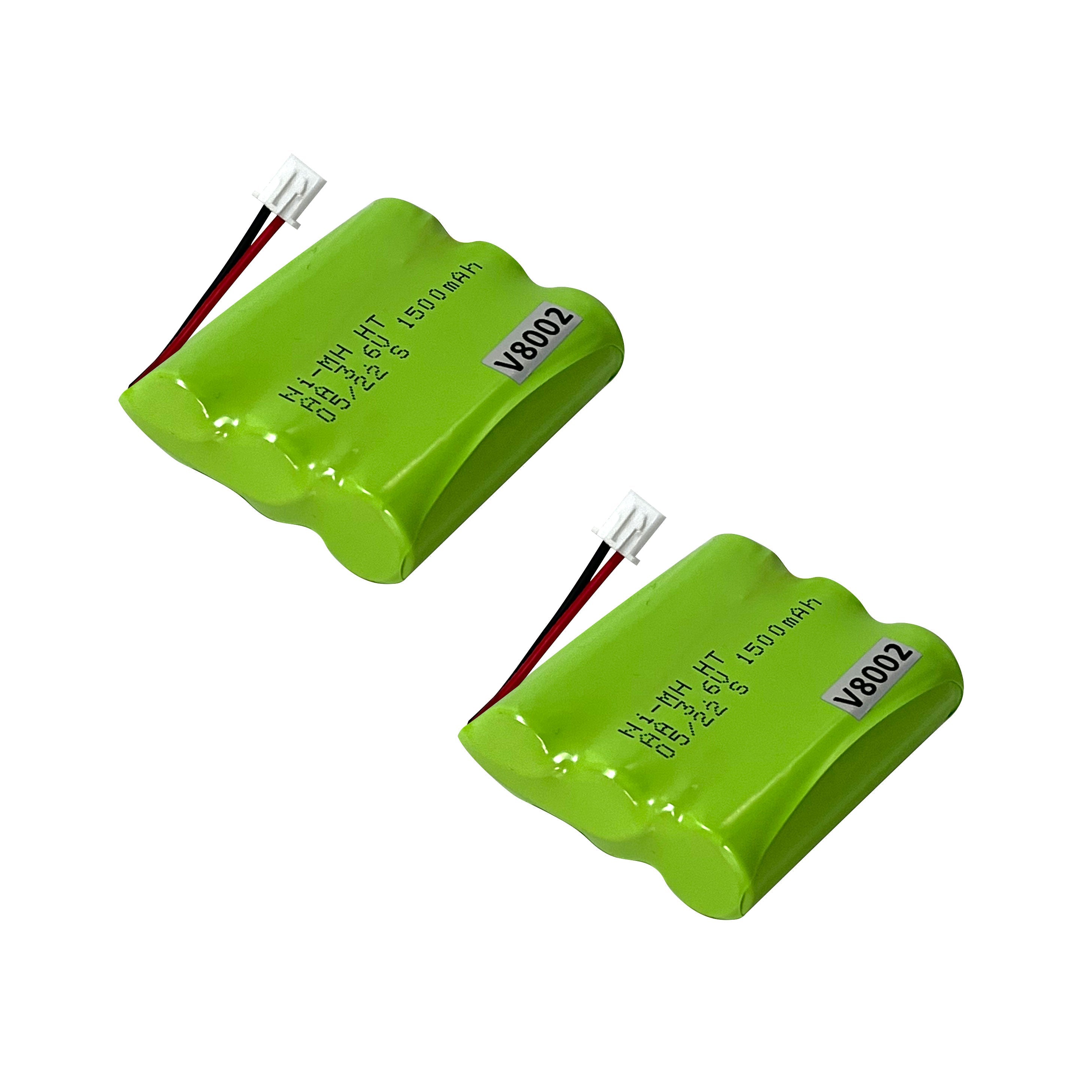 Nora Lighting NEB-NICAD9 - Recessed - REPLACEMENT BATTERY FOR NE-612LEDRC/HORC, 3.6V 1500mAh (NI-MH HT AA) (SET OF 2)