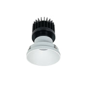Nora Lighting NIO-4PRTLNDC30XMPW/HL - Recessed - 4 Inch Iolite PLUS Round Trimless Downlight, 1500lm/2000lm/2500lm (varies by housing), 3000K, Matte Powder White Finish