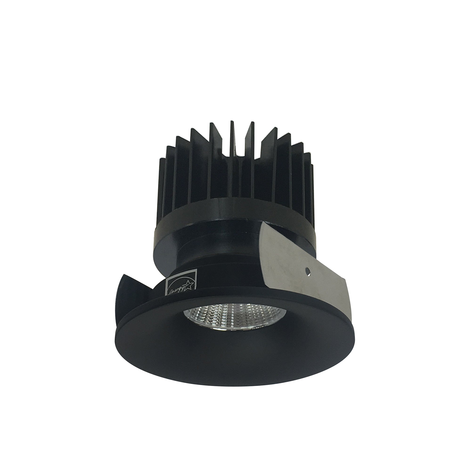 Nora Lighting NIOB-2RNB50XBB/HL - Recessed - 2 Inch Iolite LED Round Bullnose, 1500lm/2000lm/2500lm (varies by housing), 5000K, Black Finish