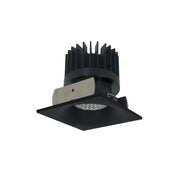 Nora Lighting NIOB-2SNB50XBB/HL - Recessed - 2 Inch Iolite LED Square Bullnose, 1500lm/2000lm/2500lm (varies by housing), 5000K, Black Finish