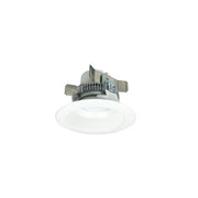 Nora Lighting NLCBC2-45240MPW/ALE4 - Recessed - 4 Inch Cobalt Click LED Retrofit, Baffle, 750lm / 10W, 4000K, Matte Powder White Baffle / Matte Powder White Flange, 120V-277V input; Triac / ELV / 0-10V dimming