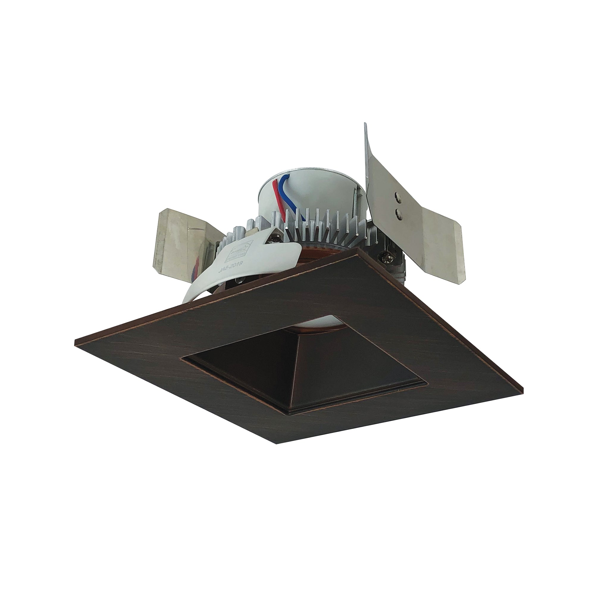 Nora Lighting NLCBC2-55630BZBZ/10 - Recessed - 5 Inch Cobalt Click LED Retrofit, Square Reflector, 1000lm / 12W, 3000K, Bronze Reflector / Bronze Flange