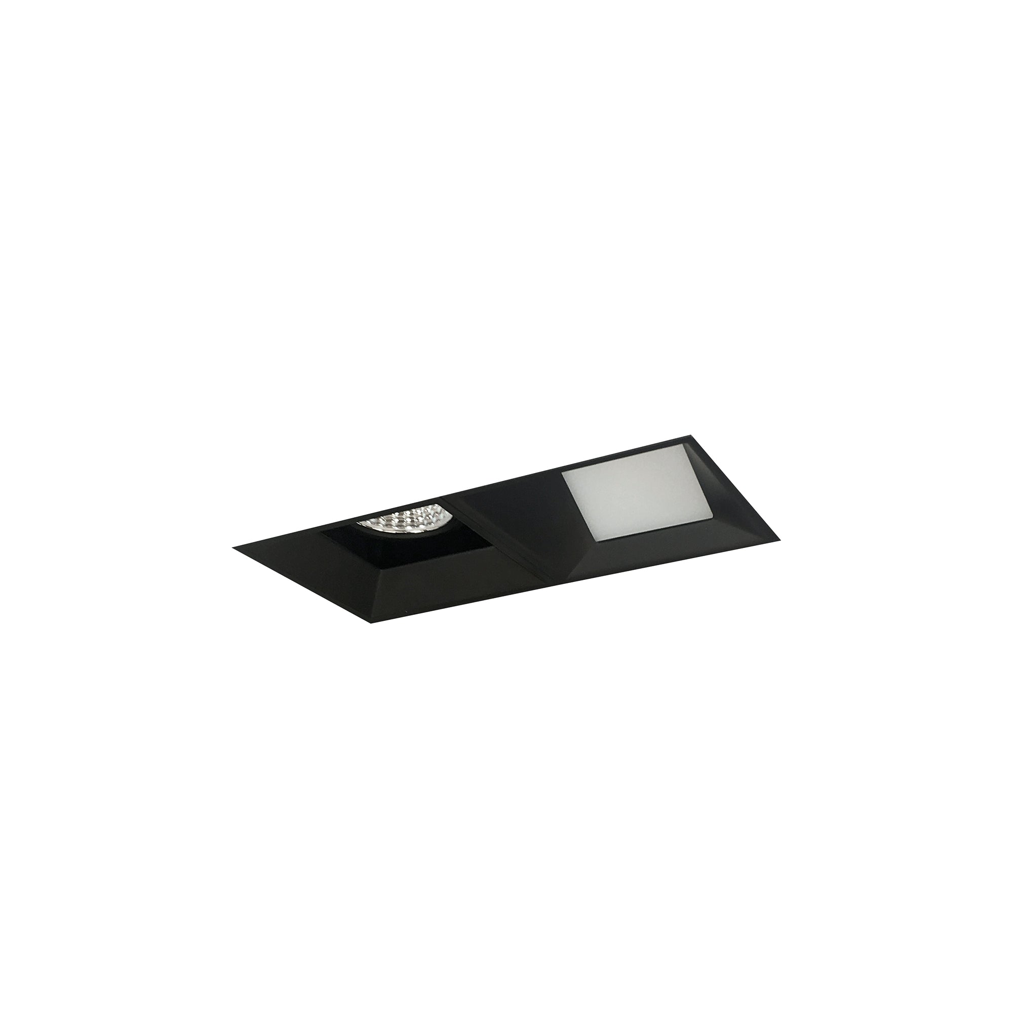 Nora Lighting NMIOTL-12-NF-FW-CDX-10-B - Recessed - Iolite MLS 2-Head Trimless Reflector Kit, Comfort Dim, 800lm, Black Fixed Downlt./Wall Wash Trims