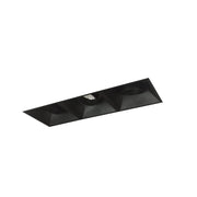 Nora Lighting NMIOTL-13-NF-AAA-35X-10-B - Recessed - Iolite MLS 3-Head Trimless Reflector Kit, 3500K, 1000lm, Black Adj. Snoot Trims