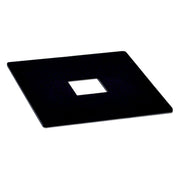 Nora Lighting NT-320B - Track - Outlet Box Cover, Black