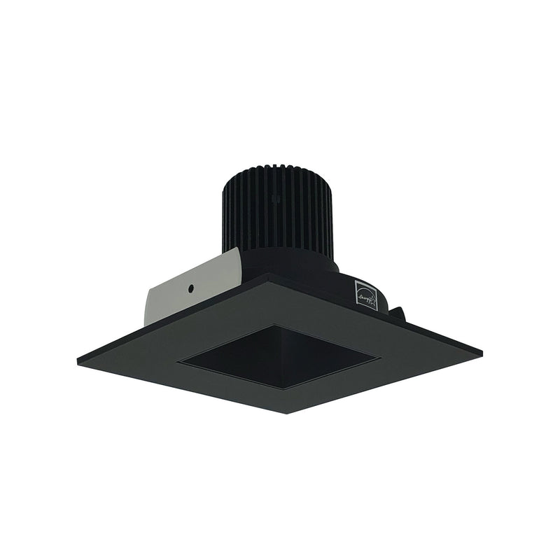 Nora Lighting NIO-4SNDSQ40QBB Modern  Recessed Light Black / Black