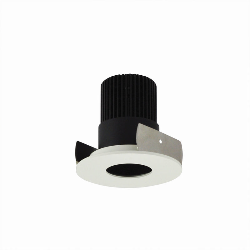 Nora Lighting NIOB-2RPH30QBMPW Modern  Recessed Light Black Pinhole / Matte Powder White