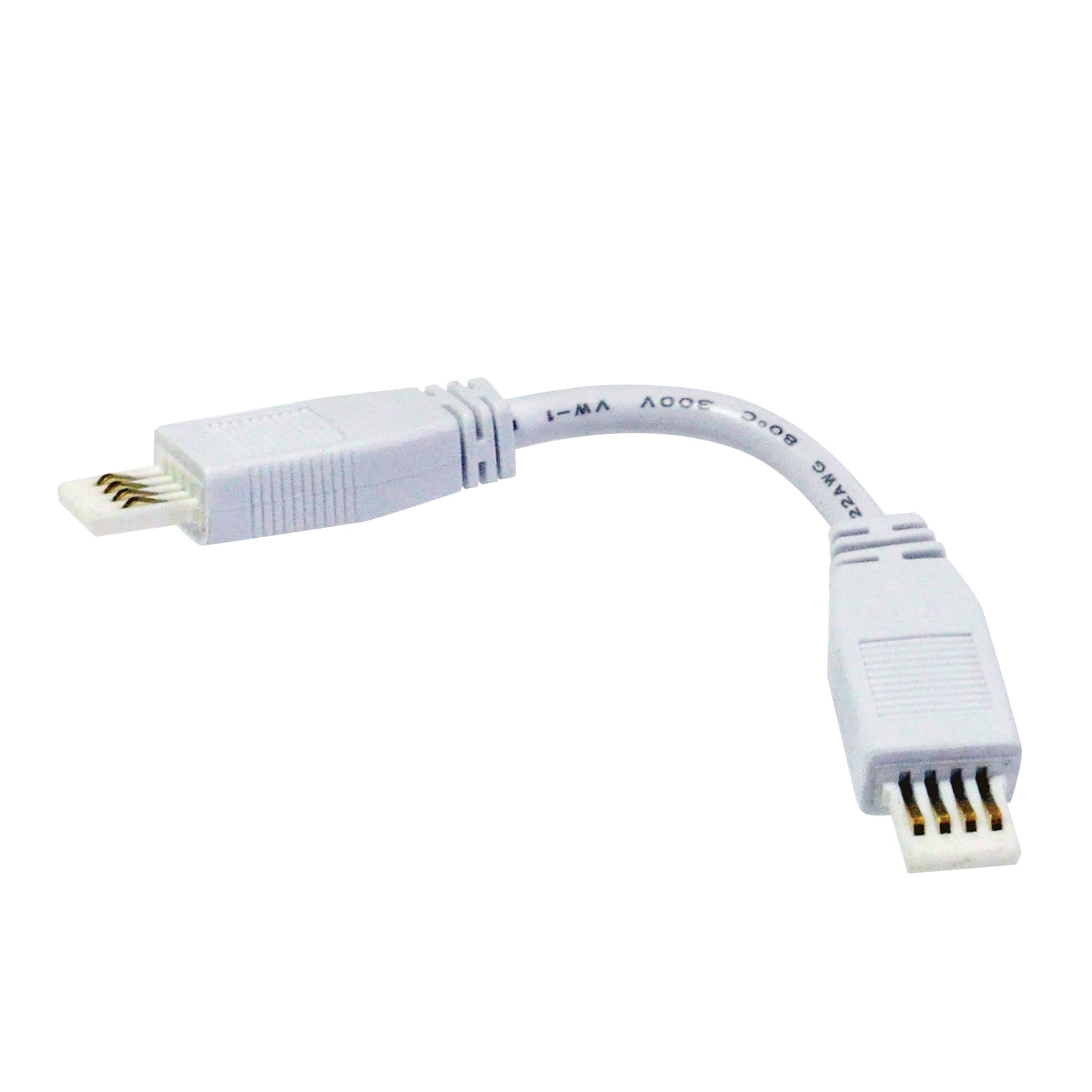 Nora Lighting NAL-802W - Accent / Undercabinet - 2 Inch Flex SBC Interconnection Cable for Lightbar Silk, White