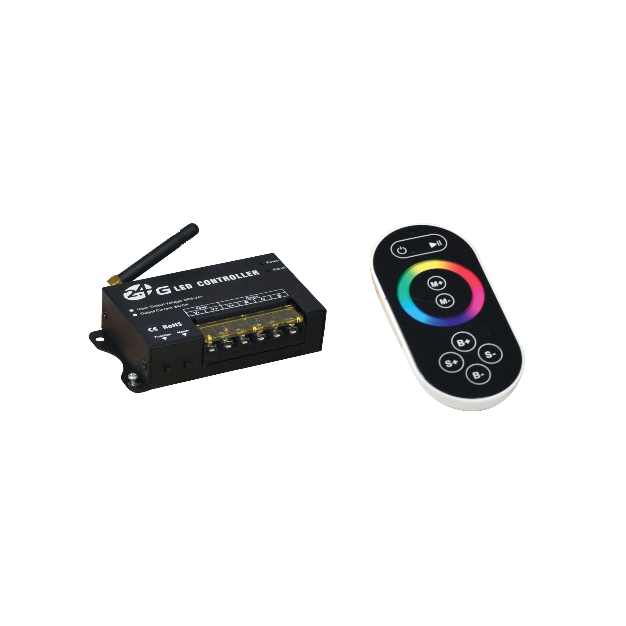 Nora Lighting NARGB-860/61 - Accent / Undercabinet - RGB 2.4 Full Color RF (Radio Frequency) Controller & Hand Held Remote