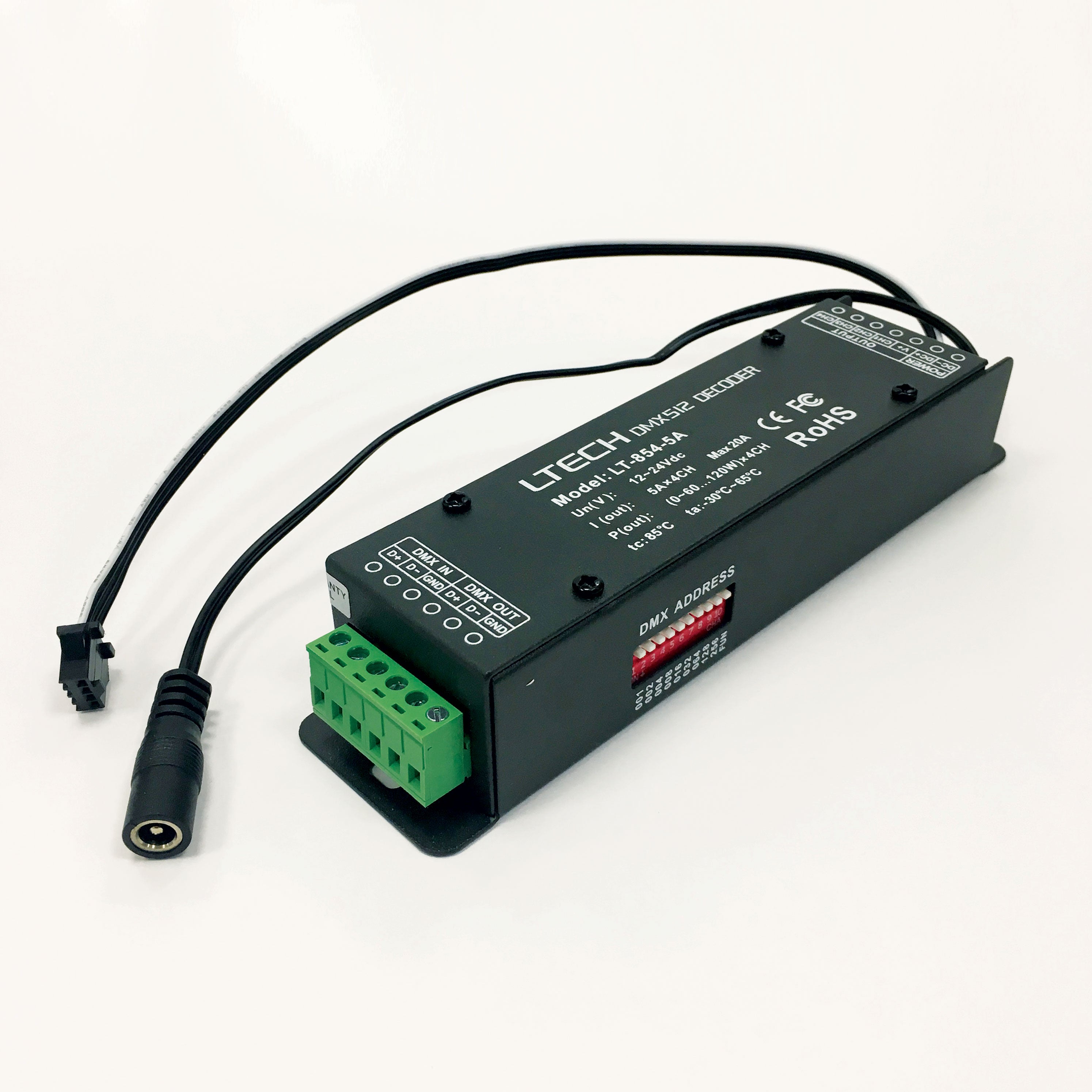 Nora Lighting NATL-DMX-4C - Accent / Undercabinet - DMX Decoder for RGB Tape Light