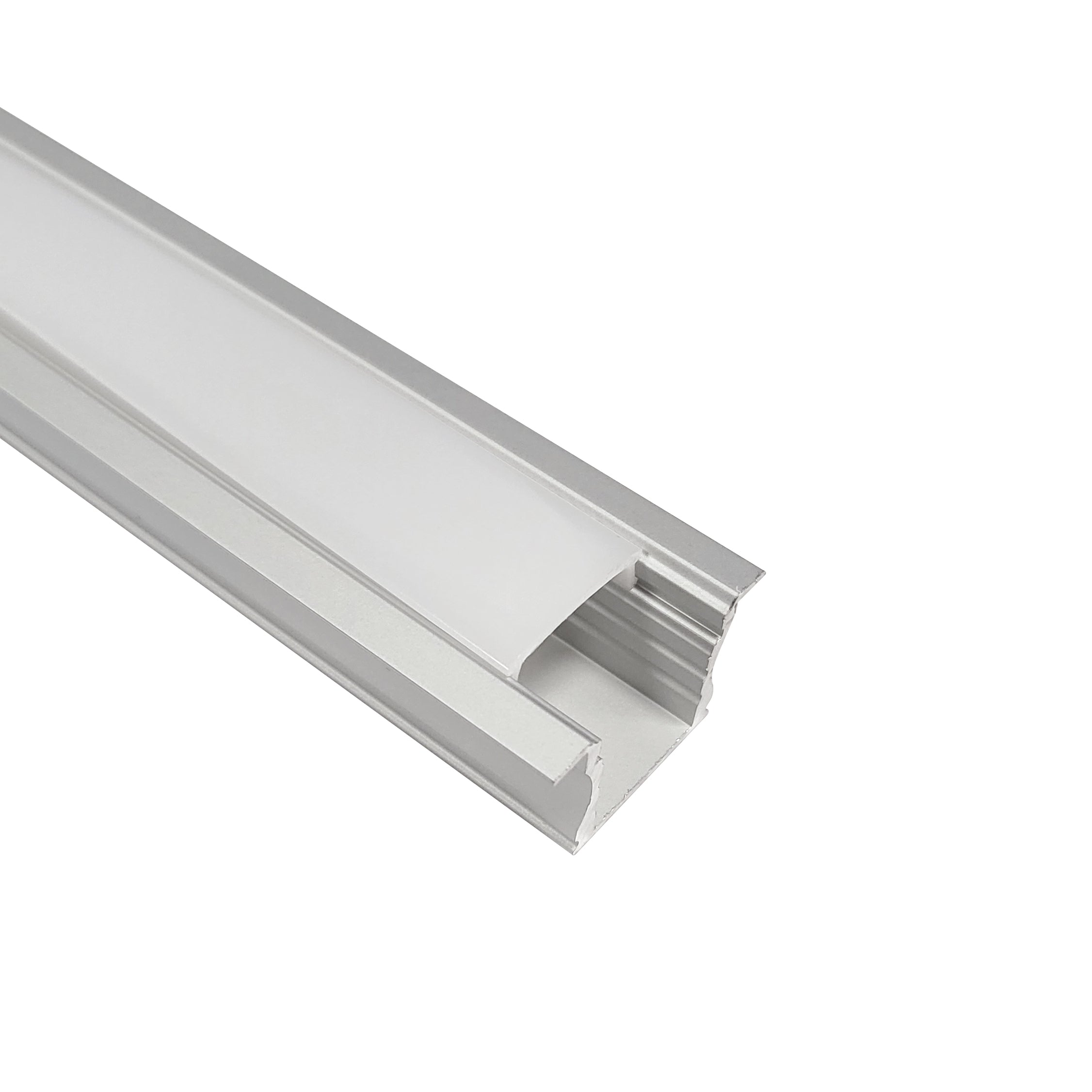 Nora Lighting NATL2-C25A - Accent / Undercabinet - 4' Deep Channel with Wings for NUTP14, Aluminum Finish