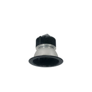 Nora Lighting NC2-431L0935FBSF - Recessed - 4 Inch Sapphire II Open Reflector, 900lm, 3500K, 60-Degrees Flood, Black Self Flanged