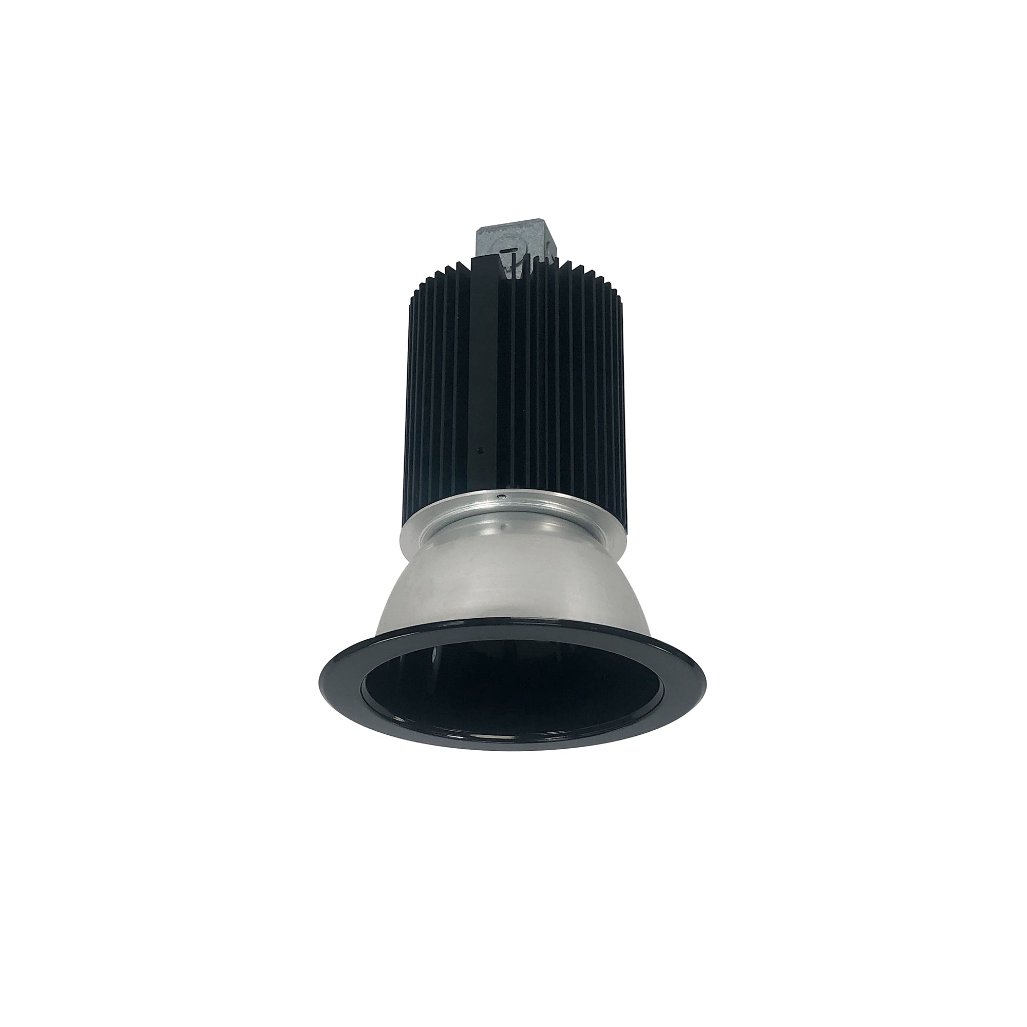 Nora Lighting NC2-431L1530MBSF - Recessed - 4 Inch Sapphire II Open Reflector, 1500lm, 3000K, 40-Degrees Narrow Flood, Black Self Flanged