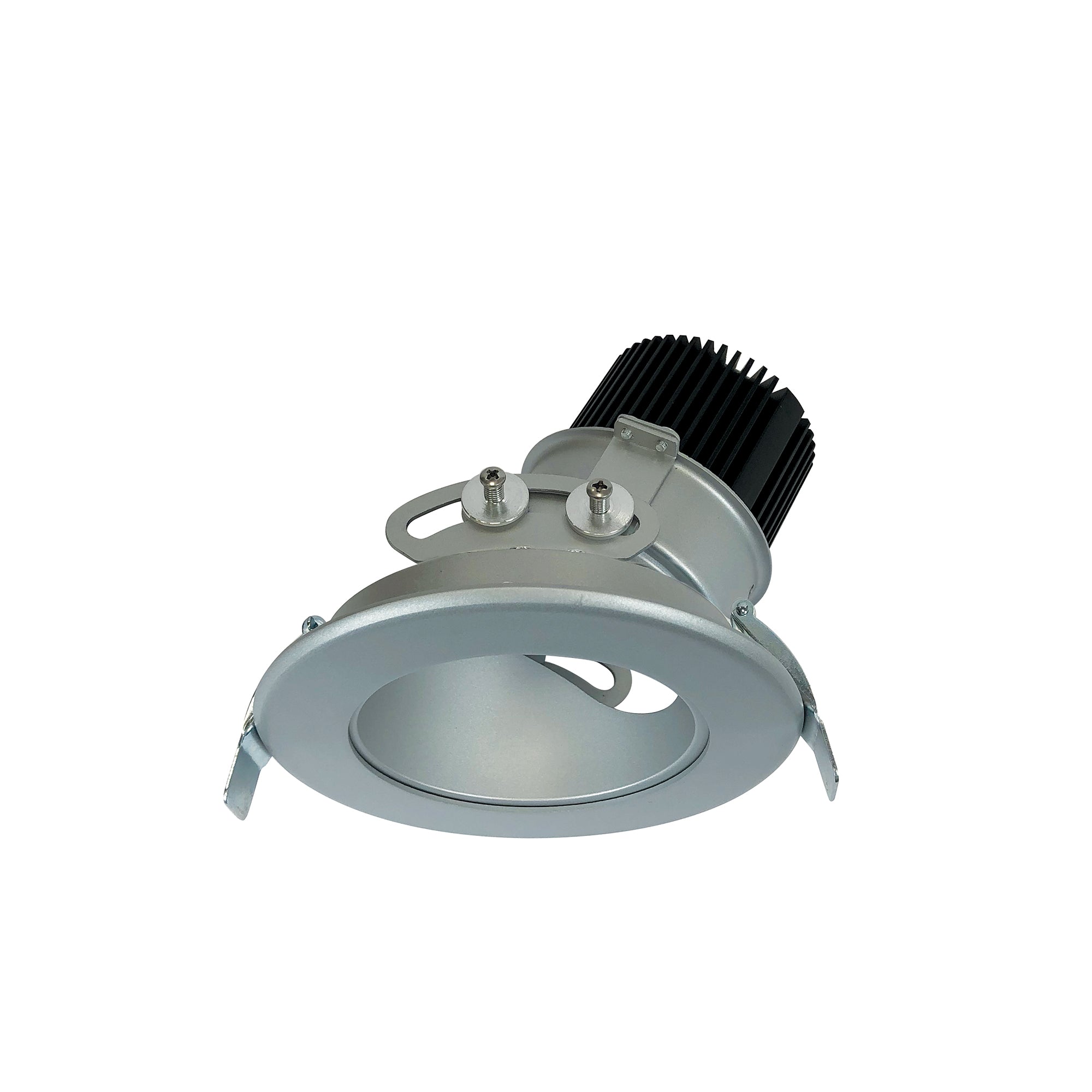 Nora Lighting NC2-439L0935FHSF - Recessed - 4 Inch Sapphire II High Lumen Adjustable Downlight, Round 70-Degree Flood Reflector, 900lm, 3500K, Haze Self-Flanged