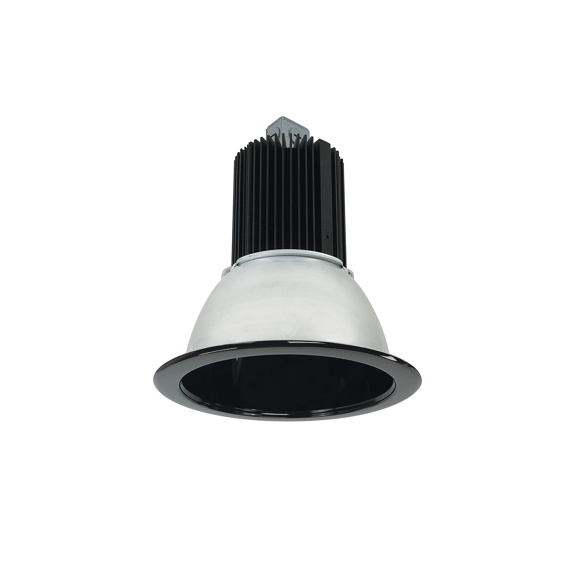 Nora Lighting NC2-631L2535MBSF - Recessed - 6 Inch Sapphire II Open Reflector, 2500lm, 3500K, 40-Degrees Narrow Flood, Black Self Flanged