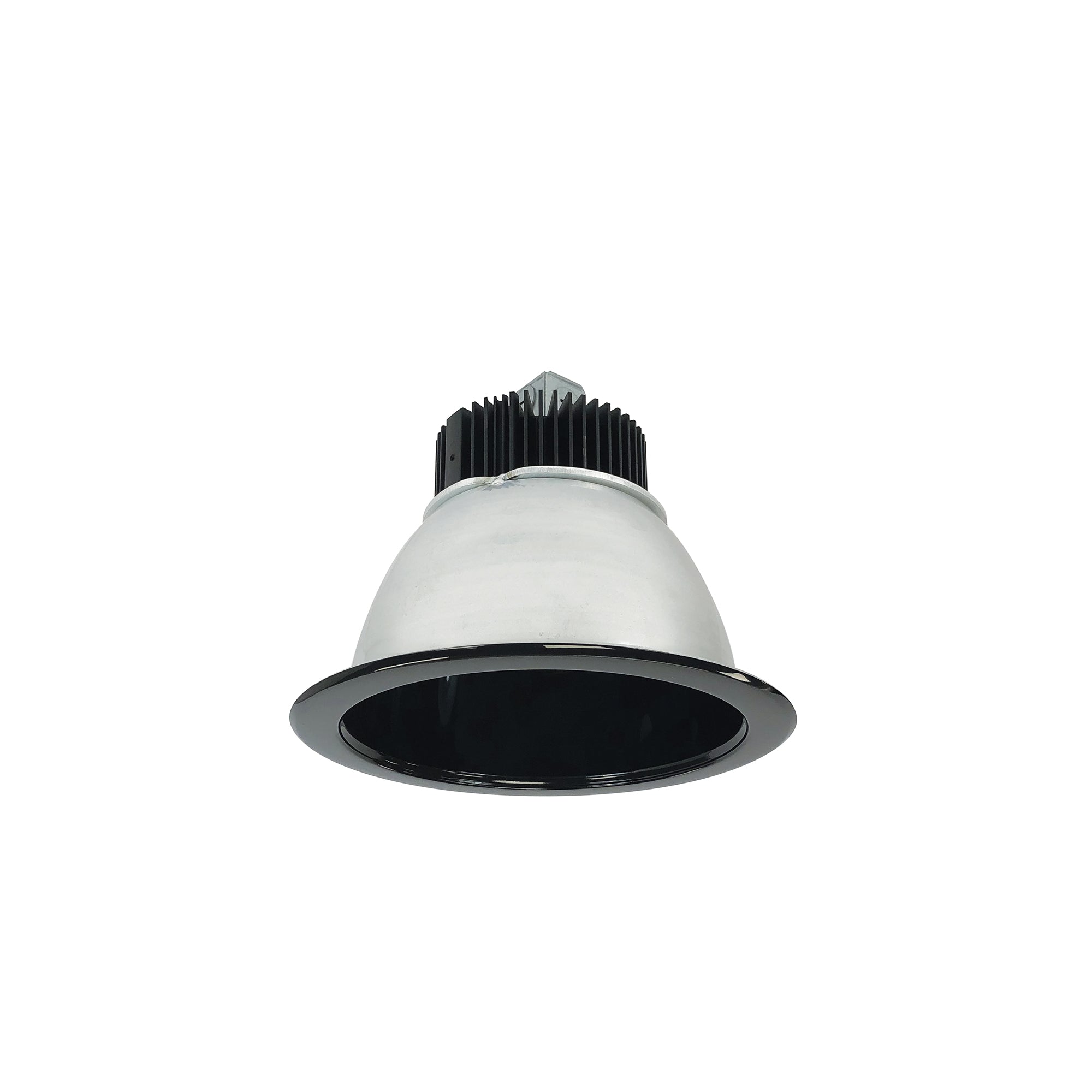 Nora Lighting NC2-631L0935SBSF - Recessed - 6 Inch Sapphire II Open Reflector, 900lm, 3500K, 20-Degrees Spot, Black Self Flanged