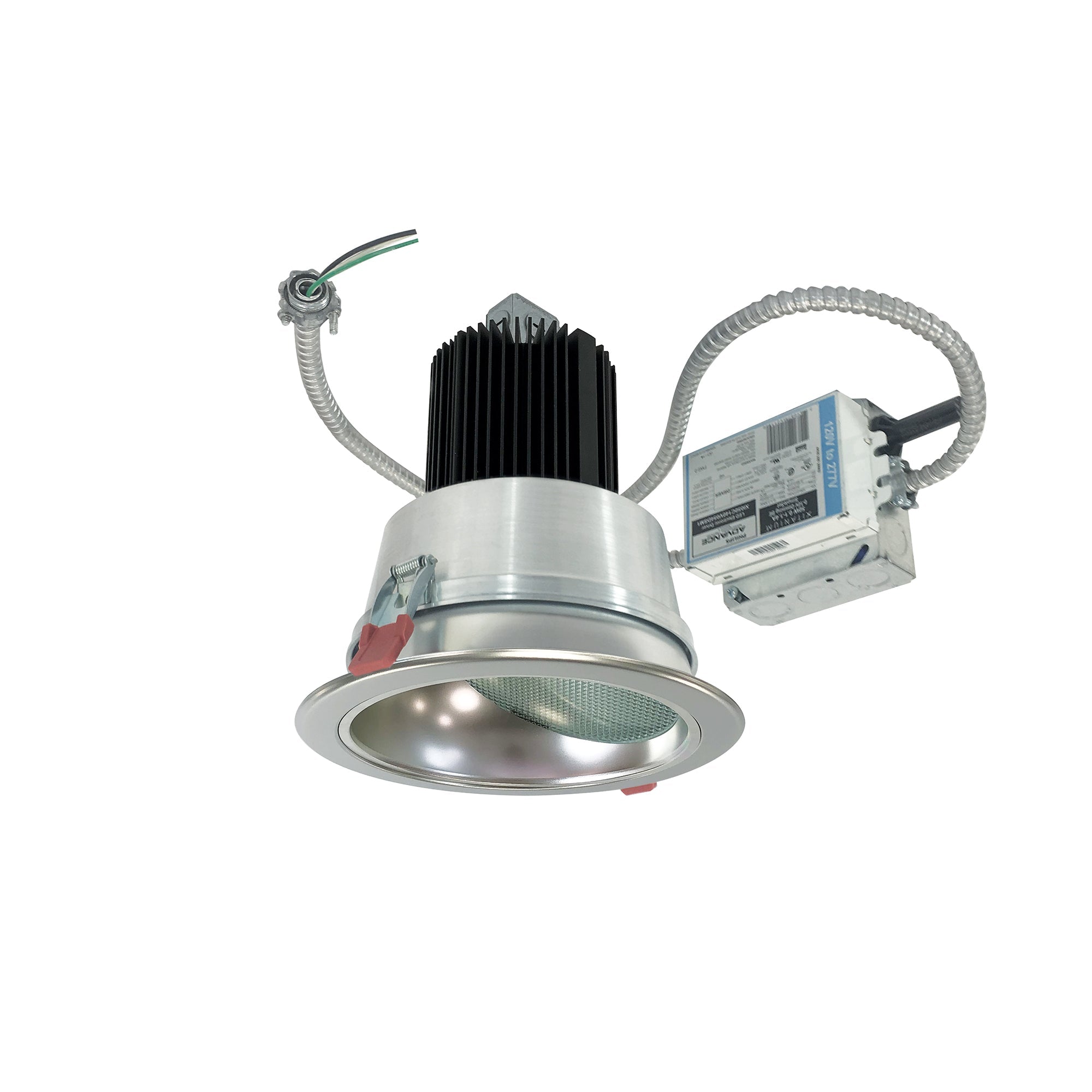 Nora Lighting NCR2-663530FE6DSF - Recessed - 6 Inch Sapphire II Retrofit Wall Wash, 3500lm, 46W, 3000K, 60-Degrees Flood, 120-277V 0-10V Dimming, Clear Diffused Self Flanged