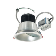 Nora Lighting NCR2-861535SE3HWSF - Recessed - 8 Inch Sapphire II Retrofit Wall Wash, 1500lm, 18W, 3500K, 20-Degrees Spot, 120V Triac Dimming, Haze/White