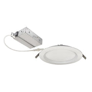 Nora Lighting NEFLINTW-R6MPWLE4 - Recessed - 6 Inch E-Series FLIN Round LED Downlight Selectable 5CCT, Matte Powder White Finish, 120-277V