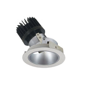 Nora Lighting NIO-4RD35XHW/HL - Recessed - 4 Inch Iolite LED Round Adjustable Deep Reflector, 1500lm/2000lm (varies by housing), 3500K, Haze Reflector / White Flange