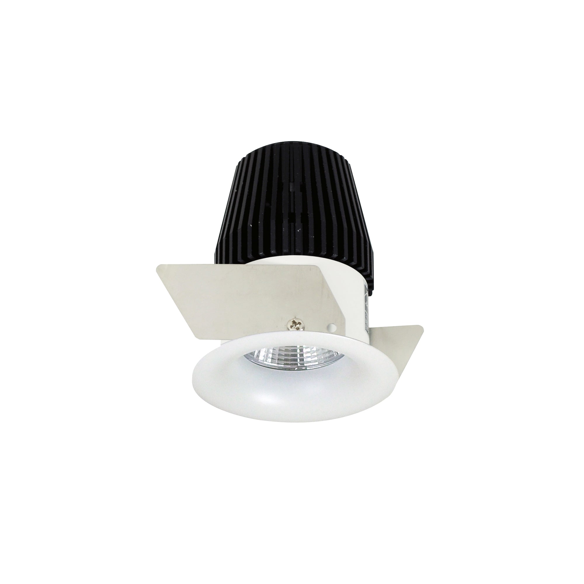 Nora Lighting NIO-1RNB50XMPW - Recessed - 1 Inch Iolite LED NTF Round Bullnose, 600lm, 5000K, Matte Powder White finish