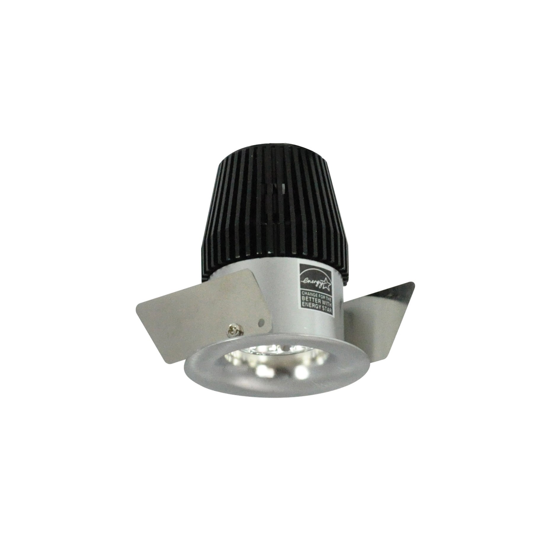 Nora Lighting NIO-1RNB35XNN - Recessed - 1 Inch Iolite LED NTF Round Bullnose, 600lm, 3500K, Natural Metal finish