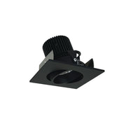 Nora Lighting NIOB-2SC35XBB/10 - Recessed - 2 Inch Iolite LED Square Adjustable Cone Reflector, 1000lm / 14W, 3500K, Black Reflector / Black Flange