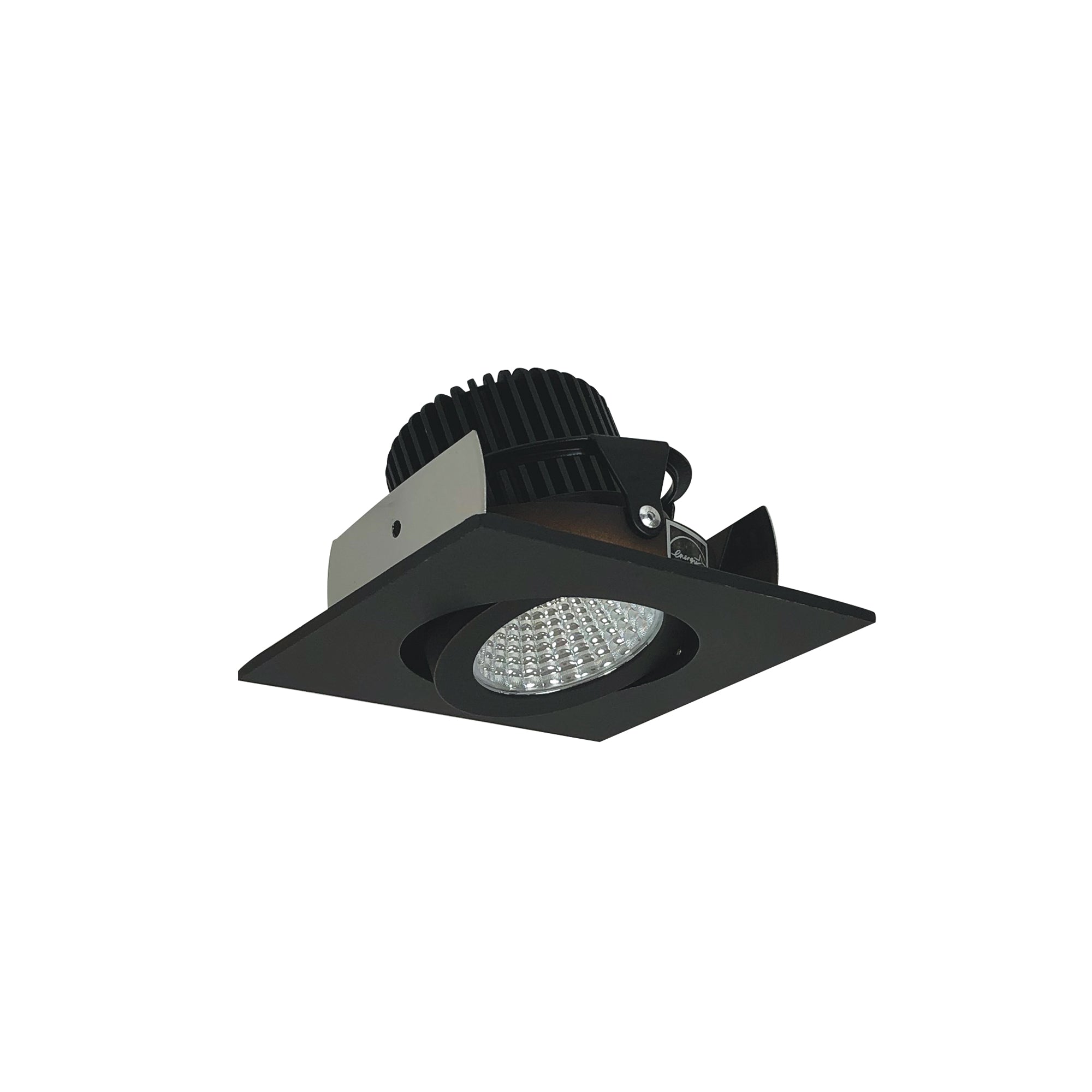 Nora Lighting NIOB-2SG27XBZ/10 - Recessed - 2 Inch Iolite LED Square Adjustable Gimbal, 1000lm / 14W, 2700K, Bronze Finish