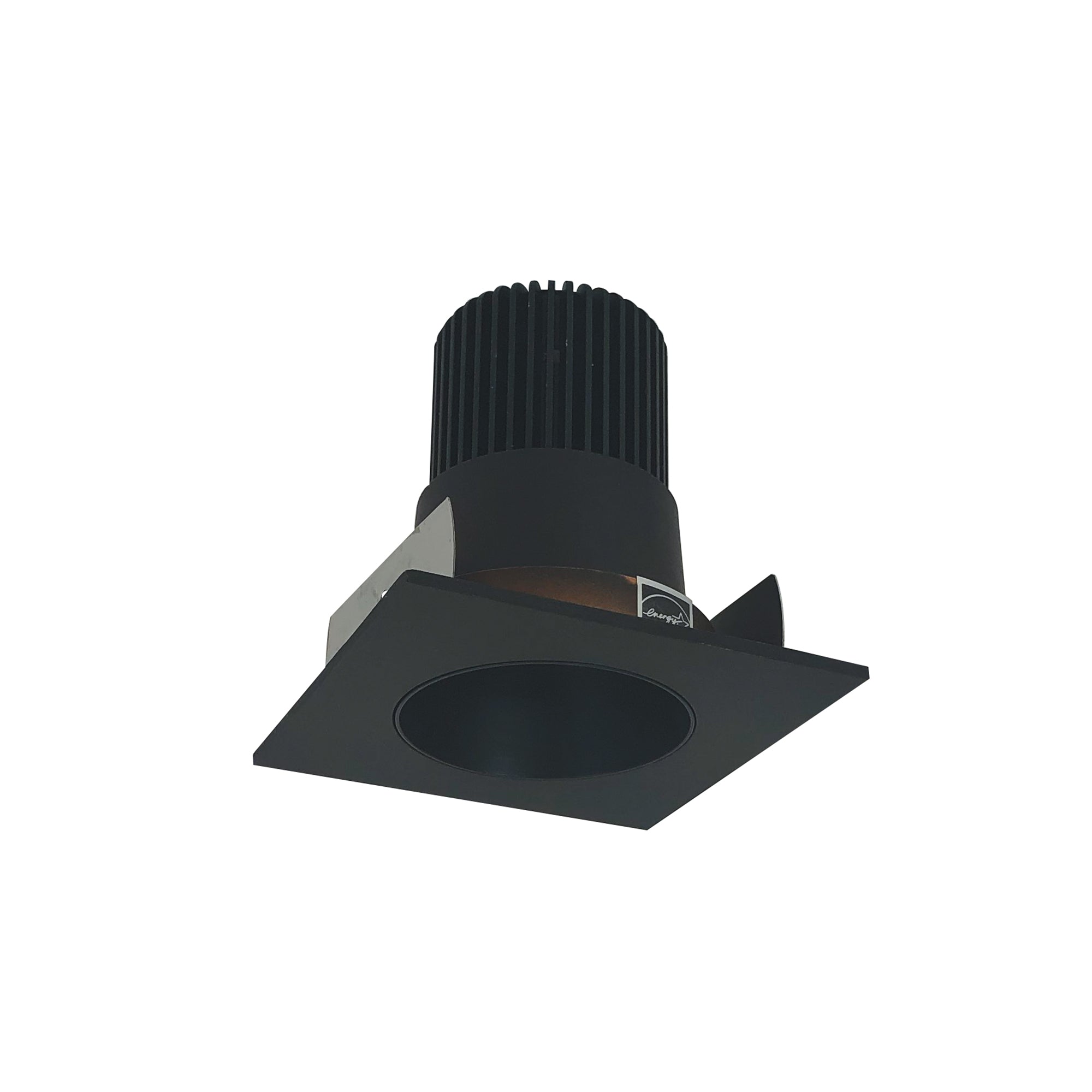 Nora Lighting NIOB-2SNDC50XBZ - Recessed - 2 Inch Iolite LED Square Reflector with Round Aperture, 800lm / 14W, 5000K, Bronze Reflector / Bronze Flange