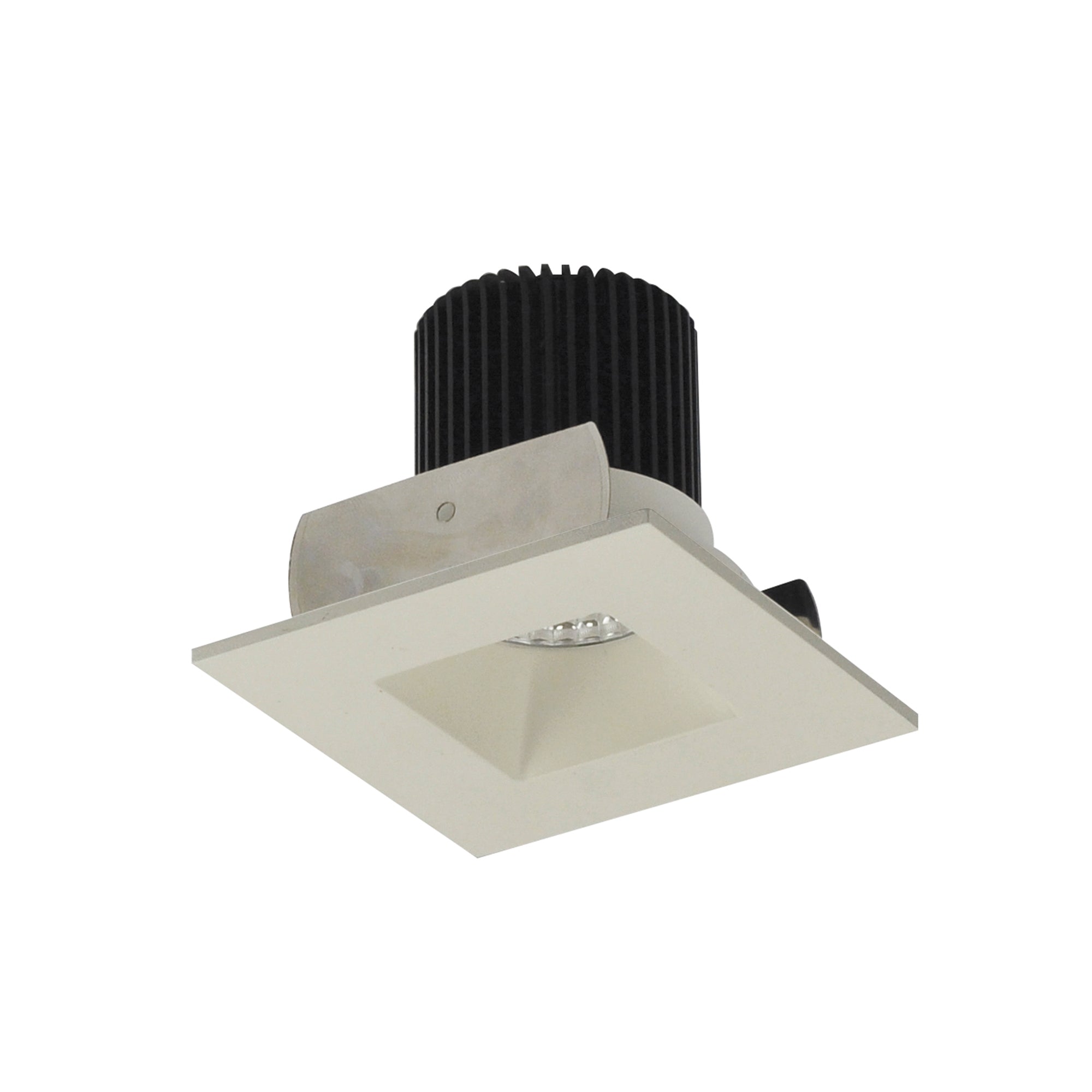 Nora Lighting NIOB-2SNDSQ40XWW/10 - Recessed - 2 Inch Iolite LED Square Reflector with Square Aperture, 1000lm / 14W, 4000K, White Reflector / White Flange