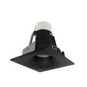 Nora Lighting NIR-4SNBCDXBB - Recessed - 4 Inch Iolite LED Square Bullnose Retrofit, 800lm / 12W, Comfort Dim, Black Finish