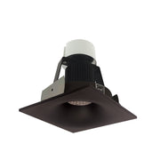 Nora Lighting NIR-4SNB50XBZ - Recessed - 4 Inch Iolite LED Square Bullnose Retrofit, 800lm / 12W, 5000K, Bronze Finish