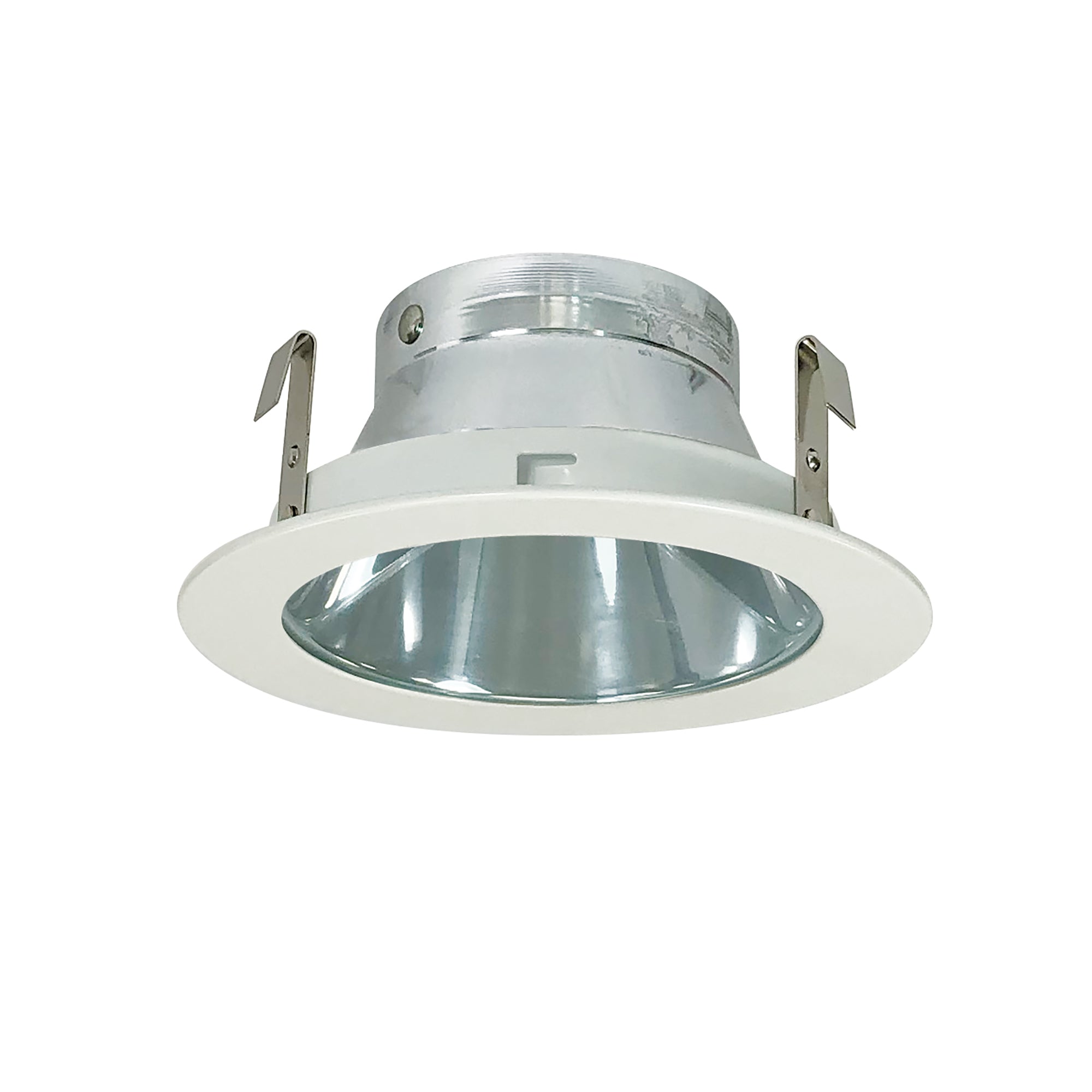 Nora Lighting NL-414 - Recessed - 4 Inch,LV,REF.,CHROME,WHITE RING