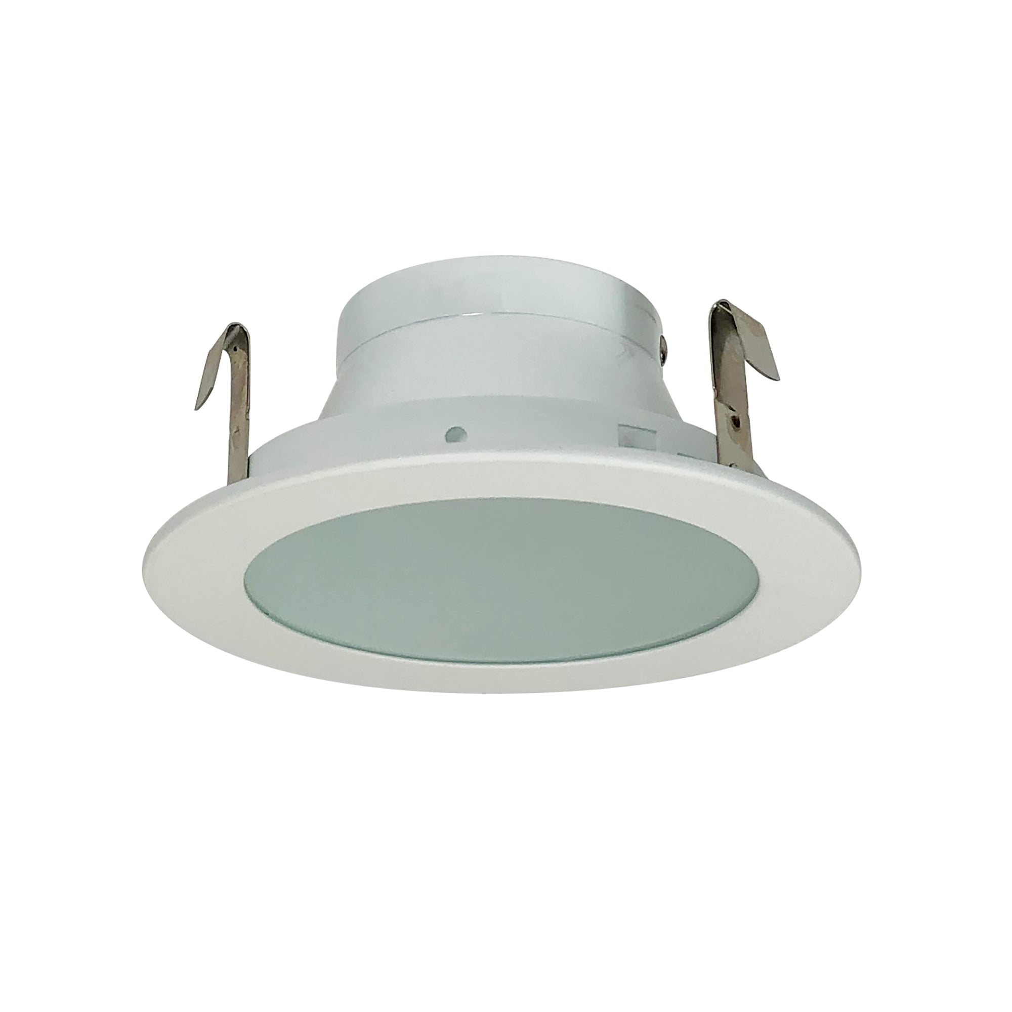 Nora Lighting NL-426W - Recessed - 4 Inch,LV,FRST FLAT SHWR TRIM WHT