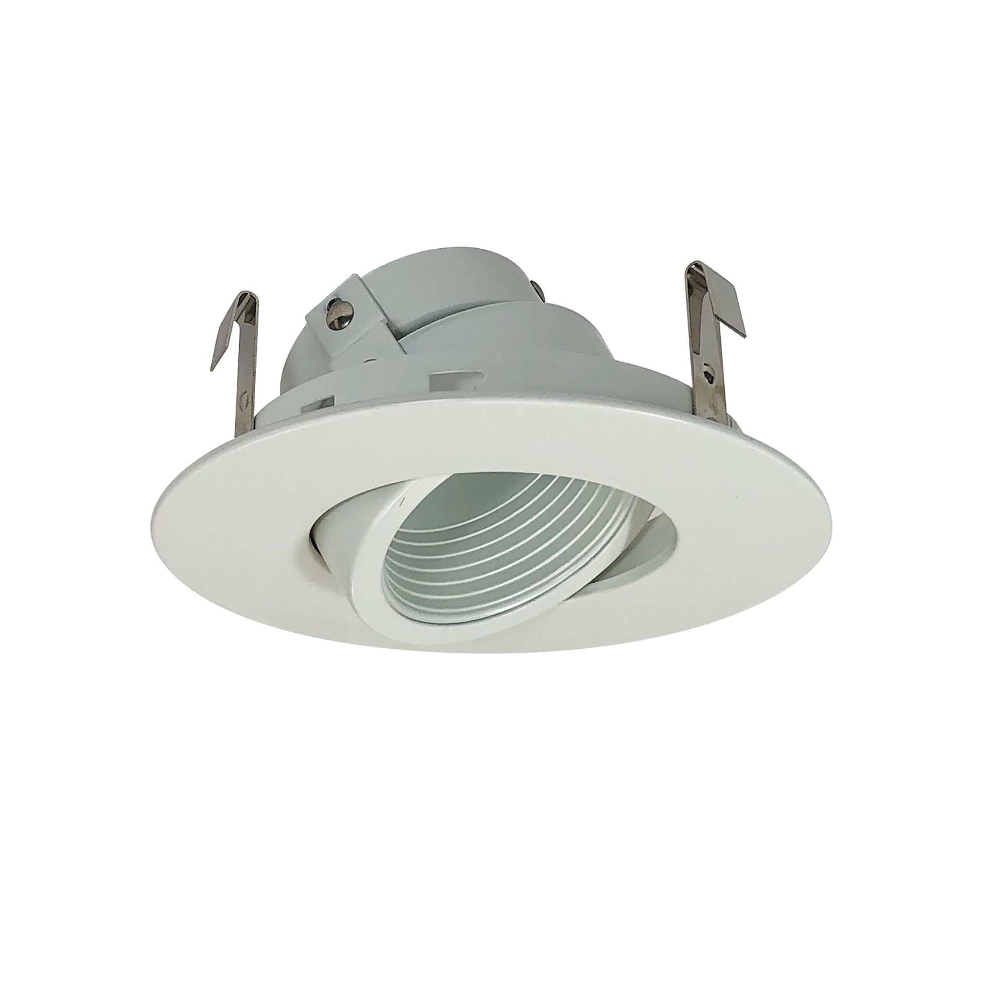 Nora Lighting NL-463WW - Recessed - 4 Inch,LV,WHT BAF,GIMBAL & TRIM