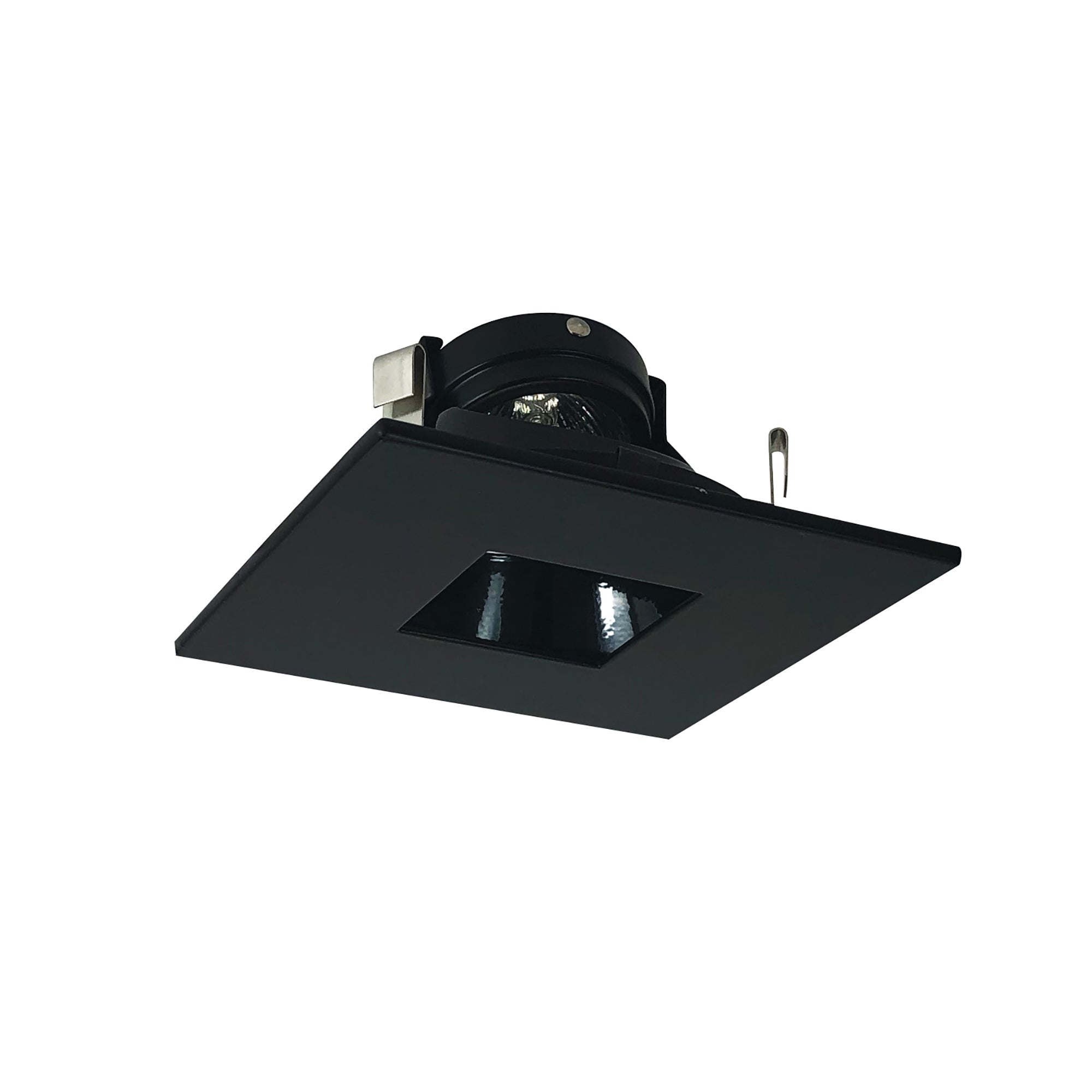 Nora Lighting NL-4855BB - Recessed - 4 InchSQ W/2 InchSQ HOLE,ADJ,BLK REF,B