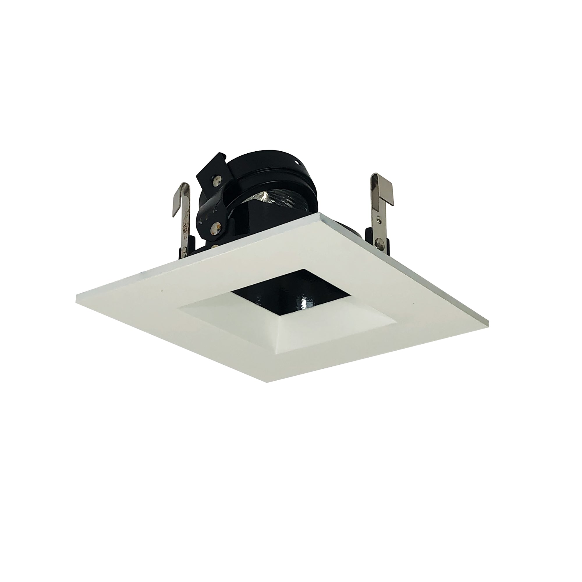 Nora Lighting NL-4857BWW - Recessed - 4 InchSQTRM REGRESS,ADJ,BLK REF, W