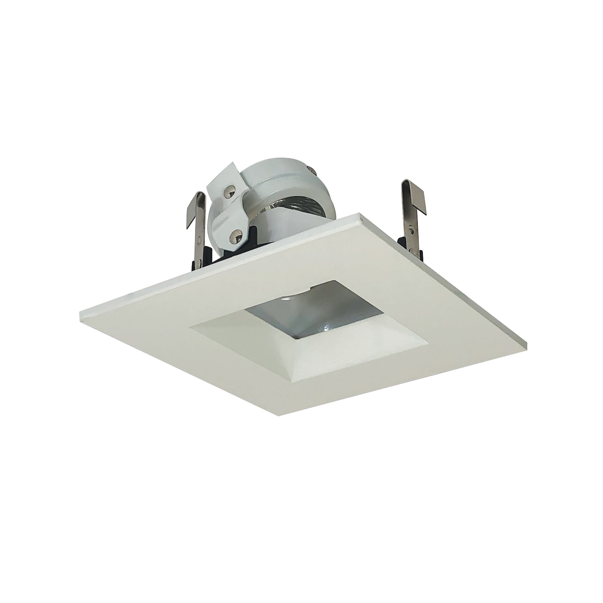 Nora Lighting NL-4857WW - Recessed - 4 InchSQTRM REGRESS,ADJ,WH REF,WH