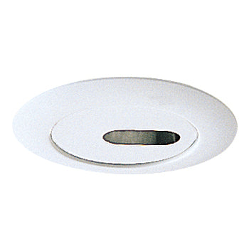 Nora Lighting NL-645 - Recessed - 6 Inch Metal Slot Aperture Trim, White