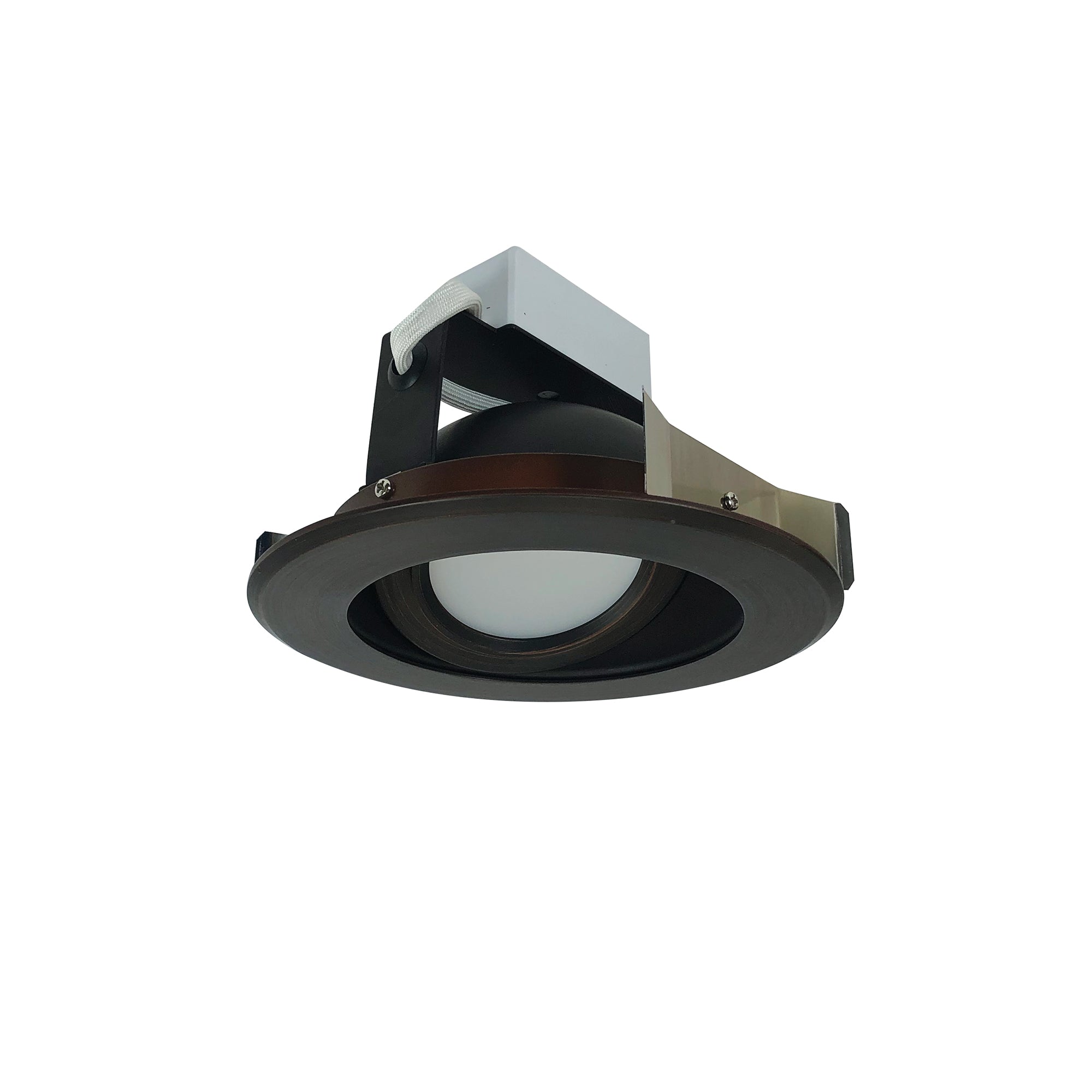 Nora Lighting NLCBC-56935XBZBZ - Recessed - 5 Inch Cobalt Adjustable LED Retrofit, 1200lm / 14W, 3500K, Bronze Reflector / Bronze Flange