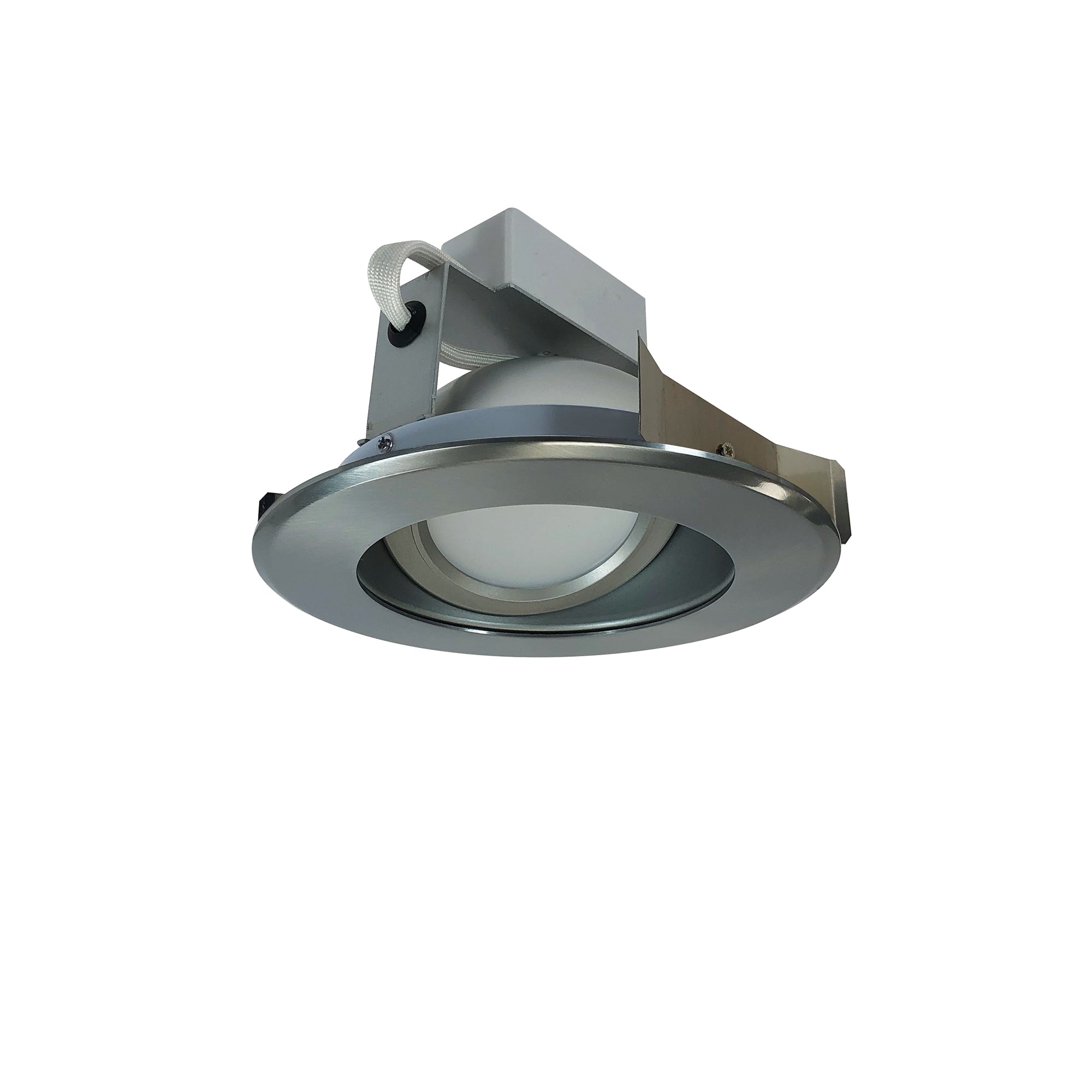 Nora Lighting NLCBC-56935XHZN - Recessed - 5 Inch Cobalt Adjustable LED Retrofit, 1200lm / 14W, 3500K, Haze Reflector / Natural Metal Flange