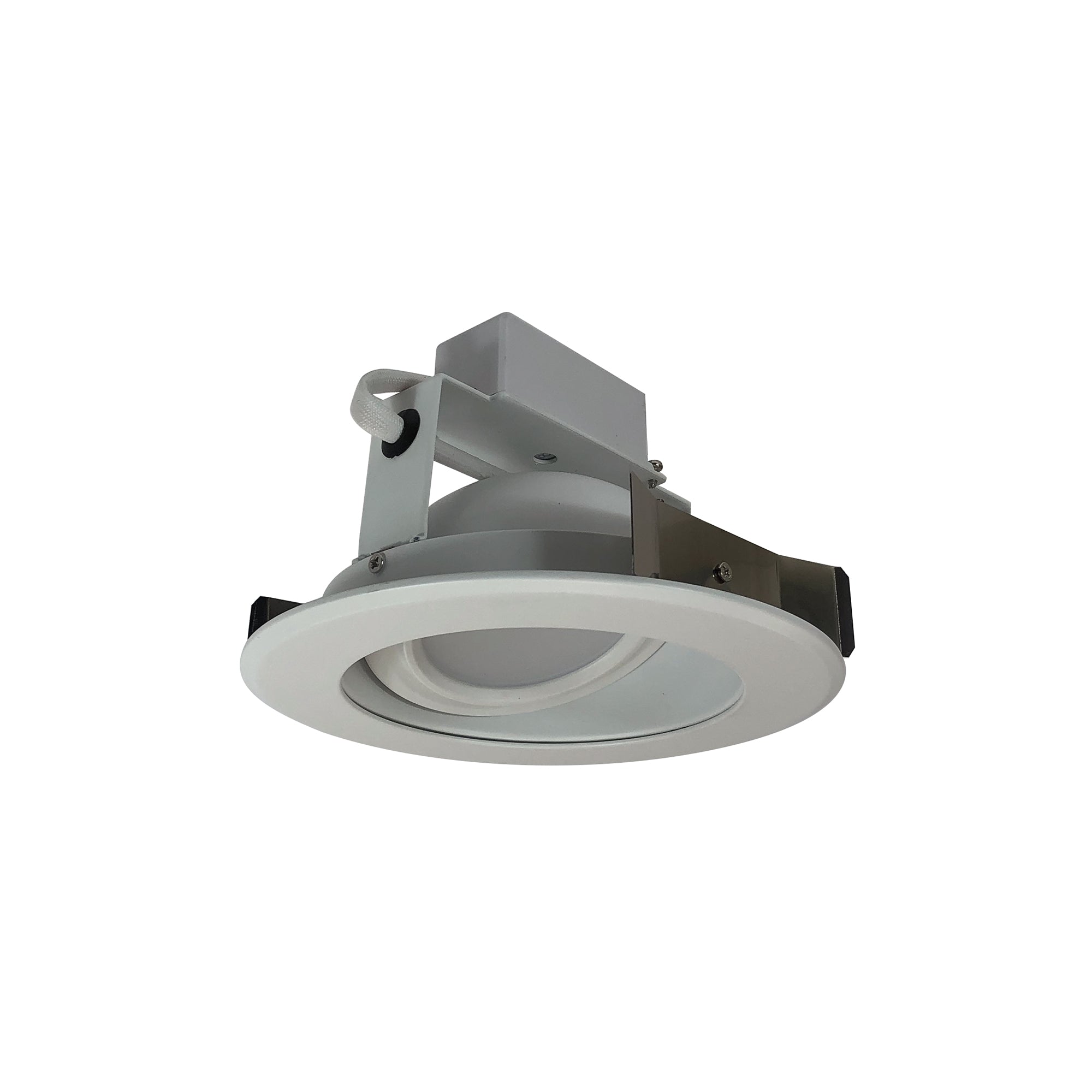 Nora Lighting NLCBC-56940XWW - Recessed - 5 Inch Cobalt Adjustable LED Retrofit, 1200lm / 14W, 4000K, White Reflector / White Flange