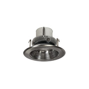 Nora Lighting NLCBC2-45227NN/10LE4 - Recessed - 4 Inch Cobalt Click LED Retrofit, Baffle, 1000lm / 12W, 2700K, Natural Metal Baffle / Natural Metal Flange, 120V-277V input; Triac / ELV / 0-10V dimming