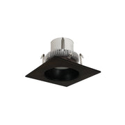 Nora Lighting NLCBC2-45330BZBZ/10LE4 - Recessed - 4 Inch Cobalt Click LED Retrofit, Square Reflector with Round Aperture, 1000lm / 12W, 3000K, Bronze Reflector / Bronze Flange, 120V-277V input; Triac / ELV / 0-10V dimming