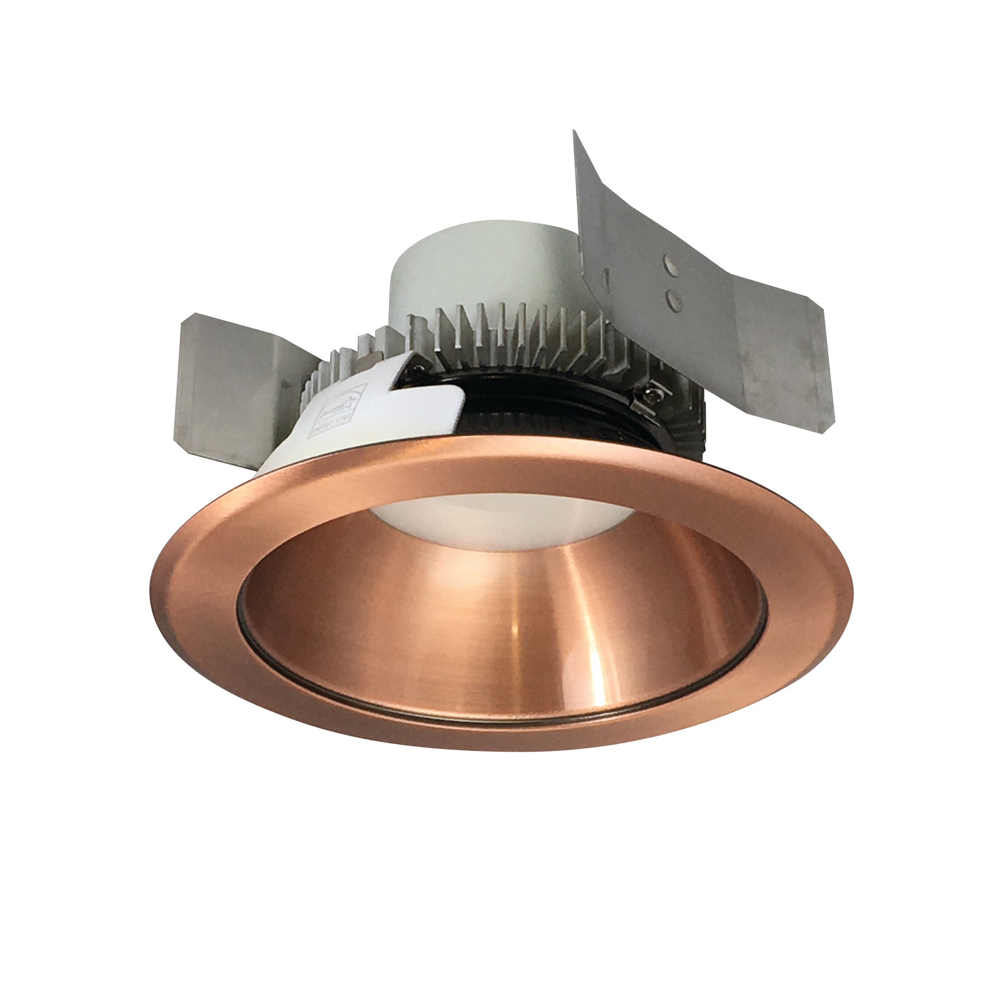 Nora Lighting NLCBC2-55140COCO/ALE4 - Recessed - 5 Inch Cobalt Click LED Retrofit, Round Reflector, 750lm / 10W, 4000K, Copper Reflector / Copper Flange, 120V-277V input; Triac / ELV / 0-10V dimming