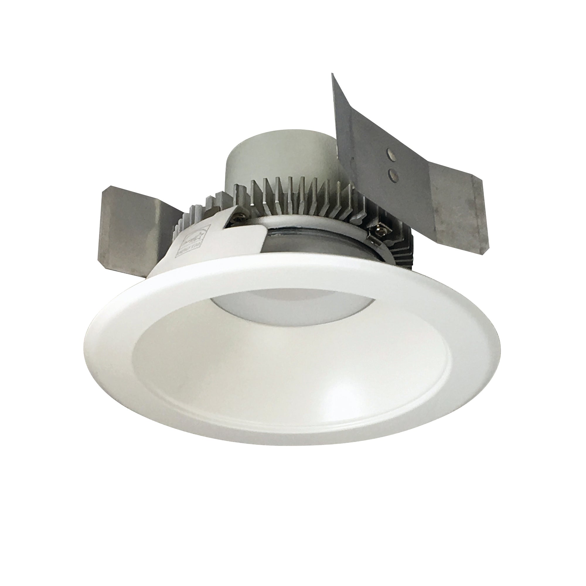 Nora Lighting NLCBC2-55140WW/10LE4 - Recessed - 5 Inch Cobalt Click LED Retrofit, Round Reflector, 1000lm / 12W, 4000K, White Reflector / White Flange, 120V-277V input; Triac / ELV / 0-10V dimming