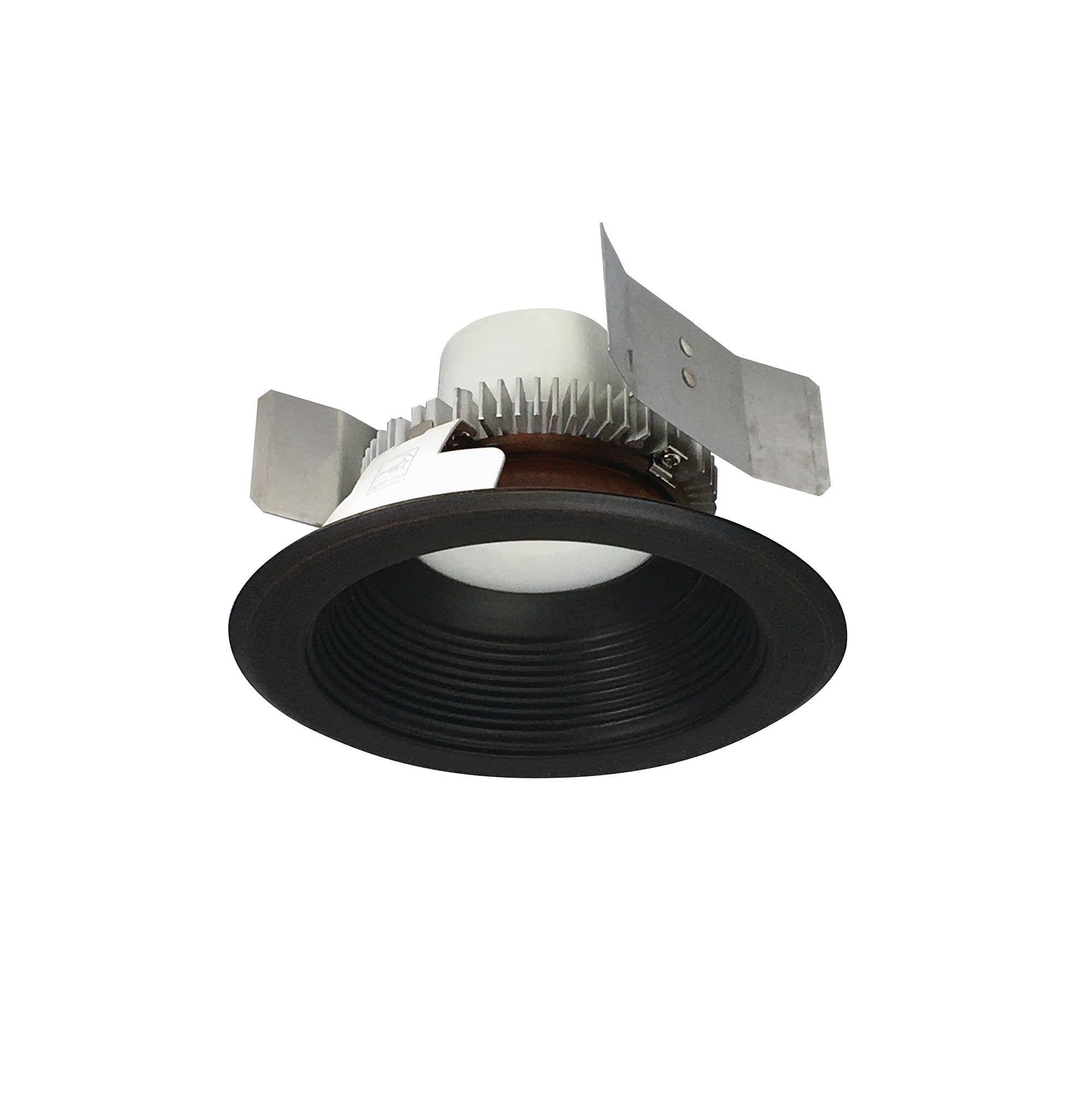 Nora Lighting NLCBC2-55240BZBZ/ALE4 - Recessed - 5 Inch Cobalt Click LED Retrofit, Baffle, 750lm / 10W, 4000K, Bronze Baffle / Bronze Flange, 120V-277V input; Triac / ELV / 0-10V dimming