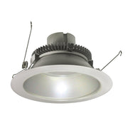 Nora Lighting NLCBC2-65140HZW/10LE4EM - Recessed - 6 Inch Cobalt Click LED Retrofit, Round Reflector, 1000lm / 12W, 4000K, Haze Reflector / White Flange, 120V-277V input; Triac / ELV / 0-10V dimming, Pre-Wired for Emergency