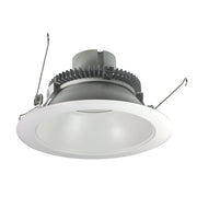 Nora Lighting NLCBC2-65140WW/10LE4 - Recessed - 6 Inch Cobalt Click LED Retrofit, Round Reflector, 1000lm / 12W, 4000K, White Reflector / White Flange, 120V-277V input; Triac / ELV / 0-10V dimming
